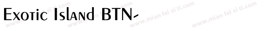 Exotic Island BTN字体转换